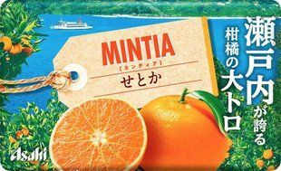 М'ятні цукерки Asahi MINTIA Setoka зі смаком цитрусу 50 шт 2851365373 фото