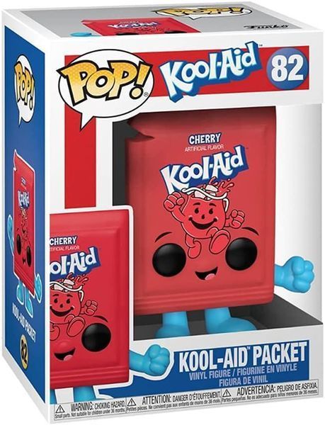 Фигурка Funko Pop Фанко поп Kool Aid Packet Kool Aid Кул Эйд Пакет Кул Эйд 10 см KA PKA 82 KA PKA 82 фото