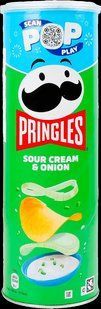 Чипсы Pringles со вкусом сметана и лук Sour Cream Onion 165 г 2849033574 фото