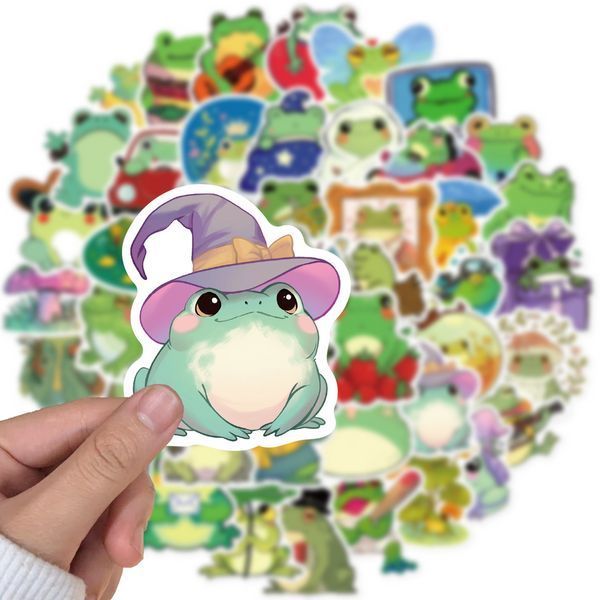 Стикерпак Лягушки Набор наклеек GeekLand Frogs 50 штук 2682928512 фото