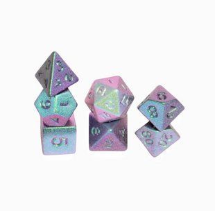 Кости игральные многогранные 7шт, 4-20 граней, дайсы 2998405881 фото