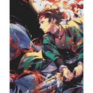 Алмазная мозаика Танджиро Камадо Клинок, рассекающий демонов Tanjiro Kamado Kimetsu no Yaiba 40х50 см DM DS TK 01 DM DS TK 01 фото