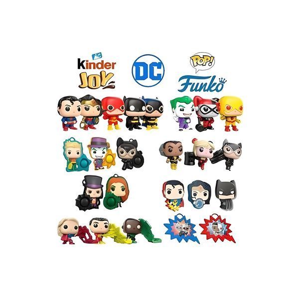 Шоколадне яйце Kinder Joy Funko DC Comics Всесвіт ДС комікси 20 г 2897601285 фото