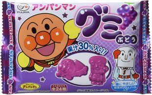 Жувальні цукерки Fujiya Anpanman Gummy Candy Grape зі смаком винограду 25 г 2843187365 фото