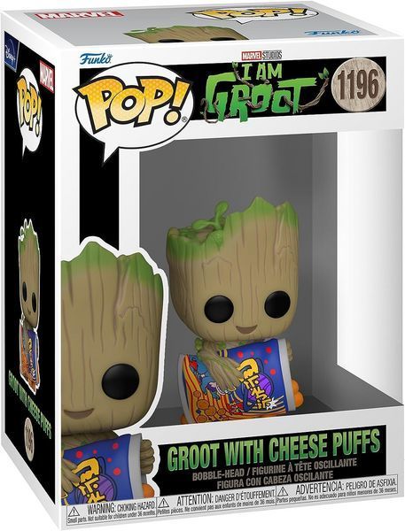 Фигурка Funko Pop Грут I am Groot Groot with Cheese Puffs 10 см FP IG G 1196 FP IG G 1196 фото