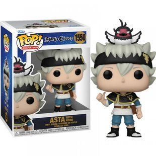 Фігурка Funko Pop Чорна конюшина Аста з Неро Black Clover Asta With Nero 10 см FP BC AW 1550 FP BC AW 1550 фото