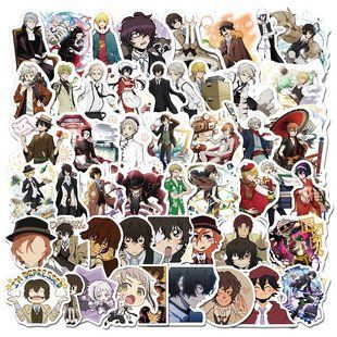 Стикерпак Великий из бродячих псов Набор наклеек GeekLand Bungou Stray Dogs CNY137 50 штук 2426818046 фото