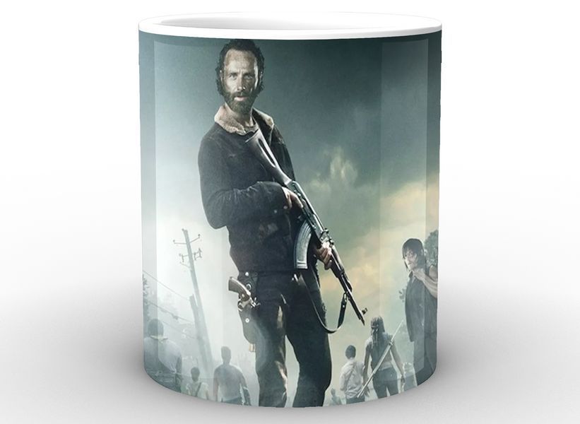 Кружка GeekLand белая Ходячие Мертвецы The Walking Dead Рик WD.02.014 WD.02.014 фото