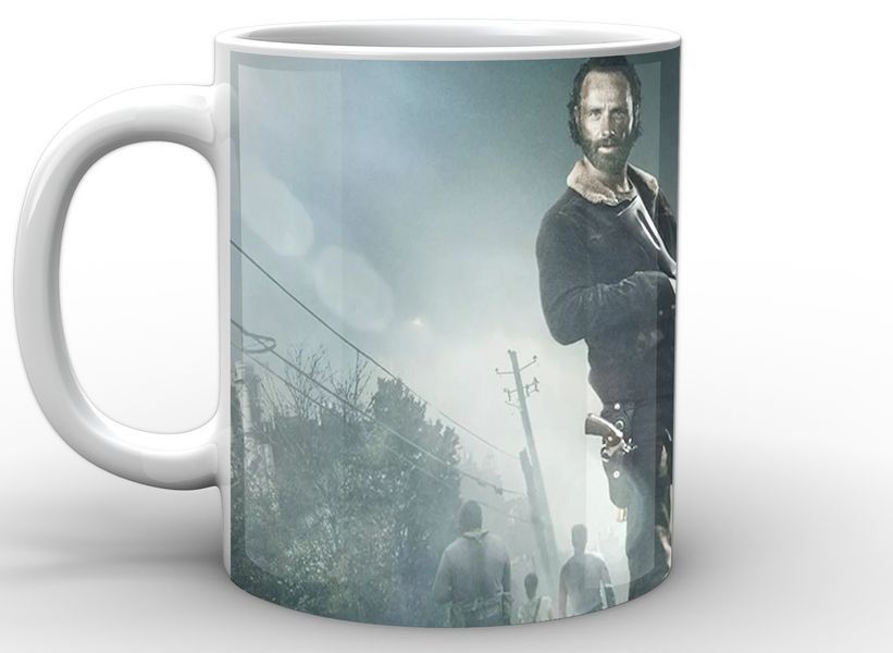 Кружка GeekLand белая Ходячие Мертвецы The Walking Dead Рик WD.02.014 WD.02.014 фото