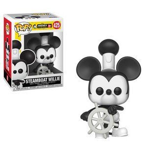 Фигурка Funko Pop Дисней Микки Маус Пароходик Вилли DISNEY Mickey's 90th Steamboat Willie 10 см FP M SW 425 FP M SW 425 фото