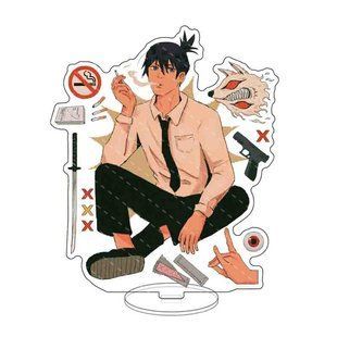 Акриловая фигурка Человек бензопила Хаякава Аки Chainsaw Man Aki Hayakawa 15 см 2937924427 фото