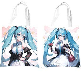 Шоппер эко-сумка Вокалоид Хацуне Мику Vocaloid Hatsune Miku 36 см двухсторонний 2577551540 фото