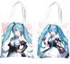 Шопер еко-сумка Вокалоїд Хацуне Міку Vocaloid Hatsune Miku 36 см двосторонній 2577551540 фото 1