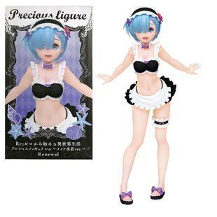 Фигурка Taito Рэм Re Zero Ram Ре Зеро в черном купальнике 21.0 см&nbsp;WST RZ R&nbsp;22.117 WST RZ R&nbsp;22.117 фото