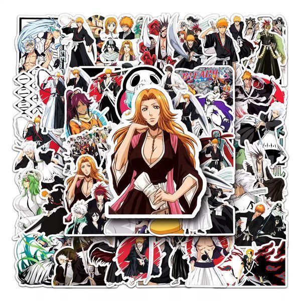 Стікерпак Бліч Набір наклейок GeekLand Bleach 50 штук 2426849711 фото