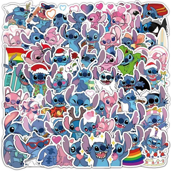 Стикерпак Стич Набор наклеек GeekLand Stitch 50 штук 2682300717 фото