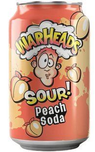 Кисле газування Warheads Sour Peach Soda зі смаком персика 355 мл 09.07.2026 фото