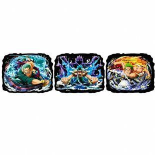 Голографічна наклейка Ван Піс Зоро One Piece Zoro 13,5 х 12,5 см 3025829798 фото