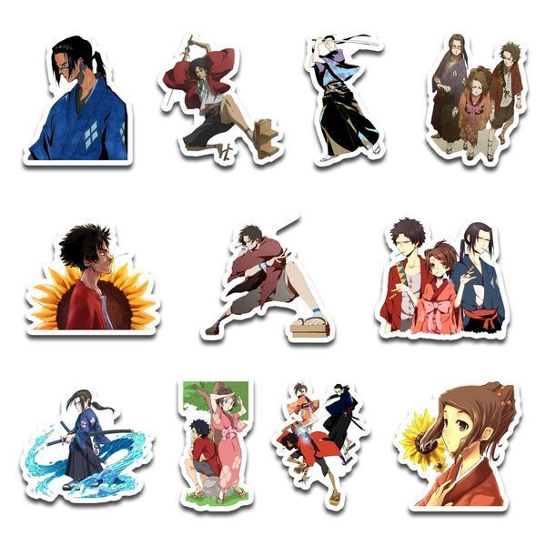 Стикерпак Набор наклеек GeekLand Самурай Чамплу Samurai Champloo 45 штук SP SH 01 SP SH 01 фото