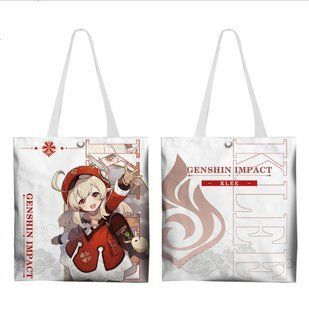 Шоппер эко-сумка Геншин Импакт Кли Genshin Impact Klee 42 х 33 см двухсторонний 2980639590 фото