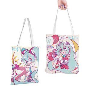 Шоппер эко-сумка Вокалоид Хацуне Мику Vocaloid Hatsune Miku 36 х 39 см двухсторонний 2863950178 фото
