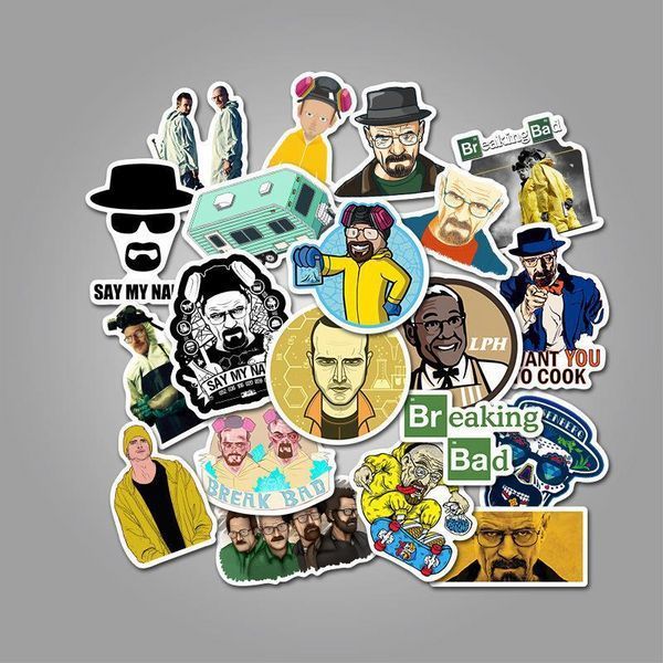 Стикерпак Во все тяжкие Набор наклеек GeekLand Breaking Bad 50 штук 2426878761 фото