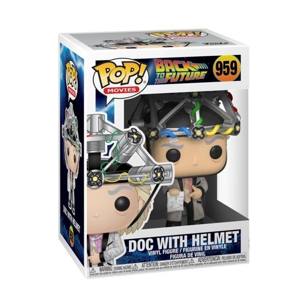 Фигурка Funko Pop Назад в будущее Док в шлеме Back to the Future Doc with helmet 10 см FP BF D H 959 FP BF D H 959 фото