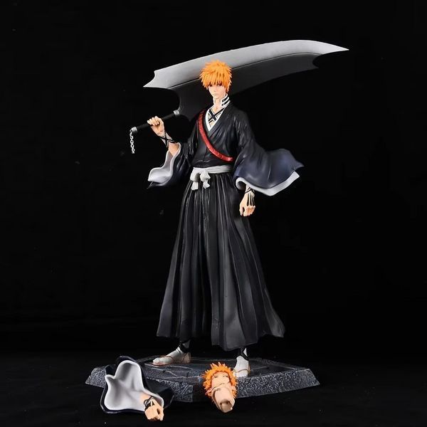 Фігурка Бліч Ічіго Куросакі Bleach Kurosaki Ichigo зі змінною головою 33 см CH B KI 33 CH B KI 33 фото