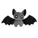 Мягкая игрушка Серый Летучая мышь Gray Bat 25 см 3028390008 фото 1