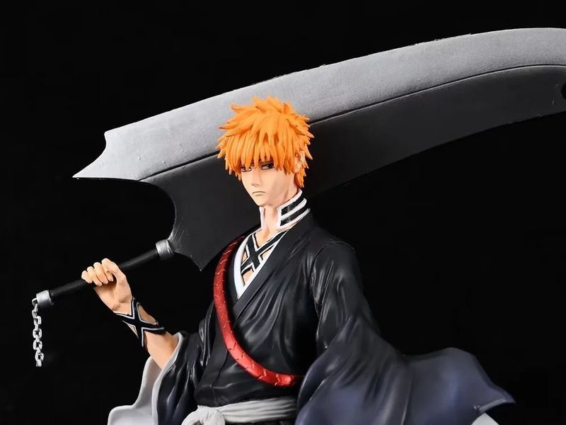 Фігурка Бліч Ічіго Куросакі Bleach Kurosaki Ichigo зі змінною головою 33 см CH B KI 33 CH B KI 33 фото