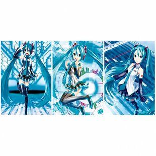 Голографічний постер 3D Вокалоїд Міку Хацуне Vocaloid Hatsune Miku 30х40 см 3030669943 фото