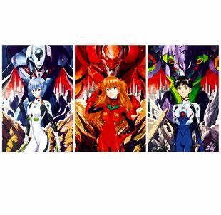 Голографічний постер 3D Євангеліон Evangelion 30х40 см 3030679233 фото