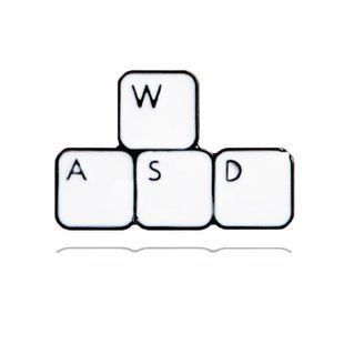 Значок пін Клавіатура WASD Keyboard 3 см 2984985086 фото