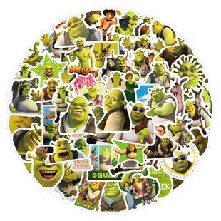 Стикерпак Шрек набор наклеек GeekLand Shrek 60 штук 2423917831 фото