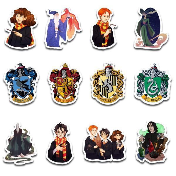 Стікерпак Набір наклейок GeekLand Гаррі Поттер Harry Potter 45 штук SP HP 01 SP HP 01 фото