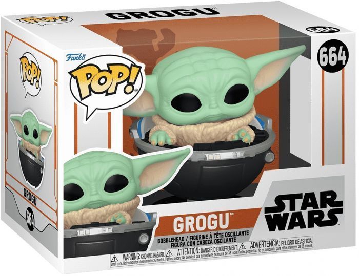 Фігурка Funko Pop Зоряні війни: Мандалорець Грогу Star Wars: The Mandalorian Grogu 10 см FP SW G 664 FP SW G 664 фото