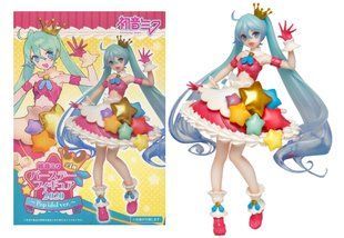 Фигурка Taito Хацунэ Мику Hatsune Miku Birthday 2020 Pop idol 18 см WST T HM PI WST T HM PI фото