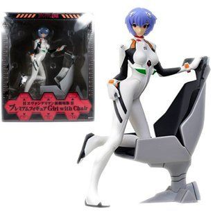 Фигурка Sega Аянами Рей с креслом Евангелион Rei Ayanami&nbsp;Evangelion Girl with Chair by 17 см WST EVA RA 264 WST EVA RA 264 фото