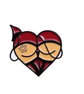Значок пін Суккуб Серце Succubus Heart 3 см 2979345417 фото