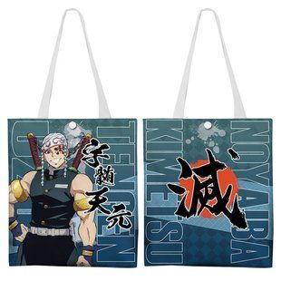 Шопер еко-сумка Клинок розсікає демонів Тенген Demon Slayer Uzui Tengen 33 х 37 см двосторо 2949303081 фото