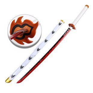 Катана Клинок, що розсікає демонів Ренгоку Demon Slayer Rengoku 103 см декоративне 2916326303 фото