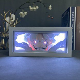 Світильник багатошаровий нічник 3D з ефектом аніме Ван Піс Луффі One Piece Luffy на пульті керування 20 см NL3D OP L NL3D OP L фото