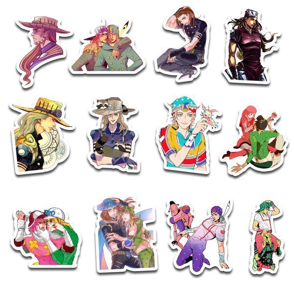 Стикерпак Набор наклеек GeekLand ДжоДжо Гонка Стальной шар JoJo Steel Ball Run 45 штук SP JJ 02 SP JJ 02 фото
