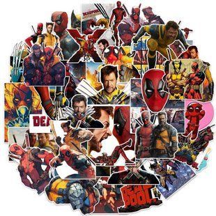 Стікерпак Набір наклейок GeekLand Deadpool&nbsp;Дедпул 50 штук SP DL 02 SP DL 02 фото