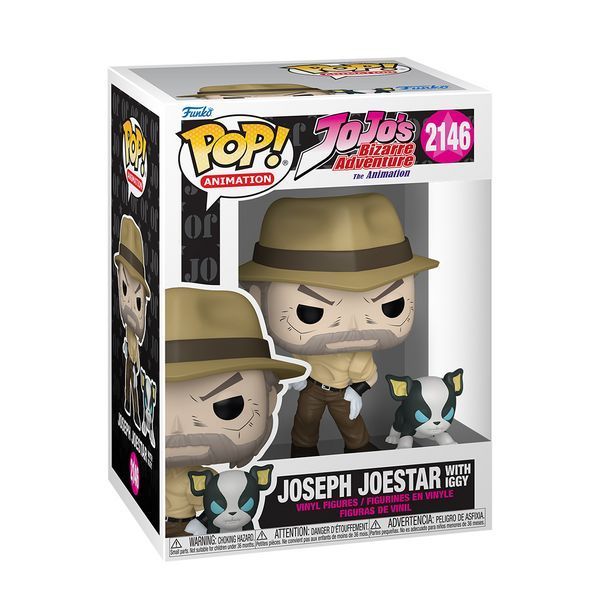 Фигурка Funko Pop Невероятные приключения ДжоДжо Джозеф Джостар JoJo's Bizarre Adventure Joseph Joestar 10 см FP JJ JJ 2146 FP JJ JJ 2146 фото