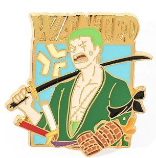 Значок пін Ван Піс Зоро One Piece Zoro 4 см 2965946457 фото