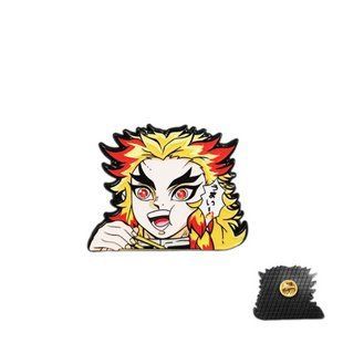 Значок Клинок Клинок, що розсікає демонів Кьоджуро Ренгоку Demon Slayer Rengoku 3,5 см P DS R 01 P DS R 01 фото