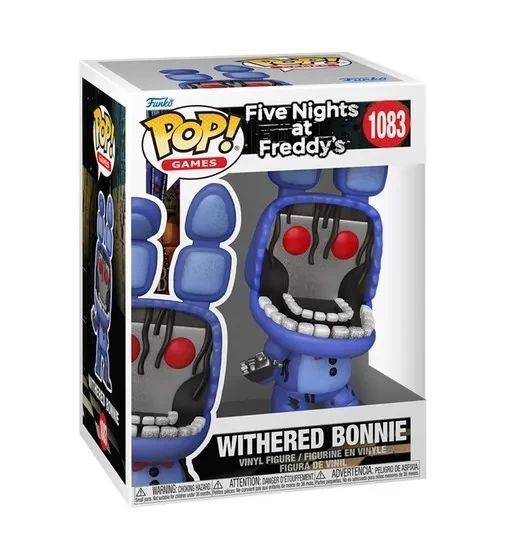 Фигурка Funko Pop Пять ночей с Фредди Сломанный Бонни Five Nights at Freddy's Withered Bonnie 10 см FP FNAF B 1083 FP FNAF B 1083 фото