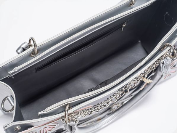 Сумка в стиле Лолита Серебряная Lolita&nbsp;Bag Silver 35x25x10 см 3026844192 фото