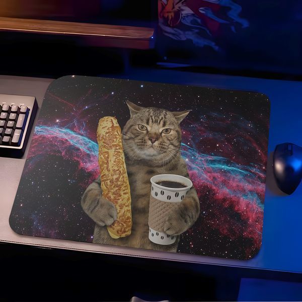 Килимок для миші GeekLand Мемний кіт Meme cat 240 x 200 x 2 мм MP Meme 01 MP Meme 01 фото
